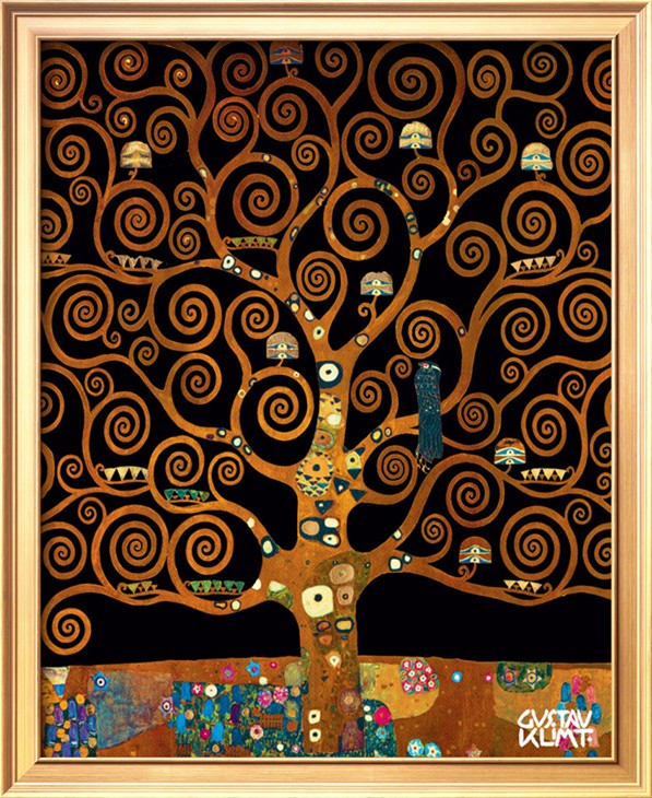 UNDER THE TREE OF LIFE - Gustav Klimt Paintings